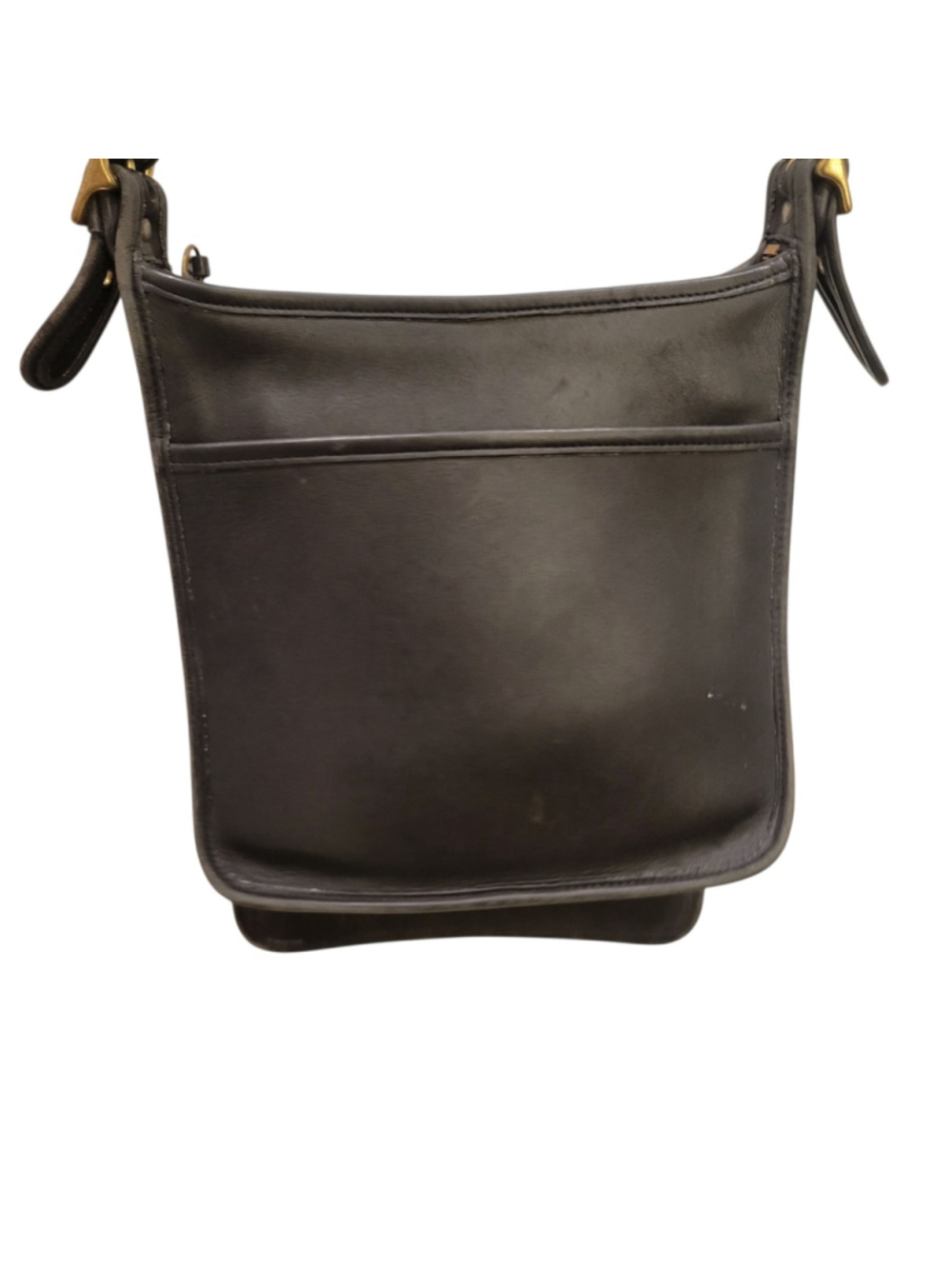 COACH 9144 Women's Black LEGACY STUDIO Genuine Leather Crossbody Flap Bag Purse - Picture 4 of 10